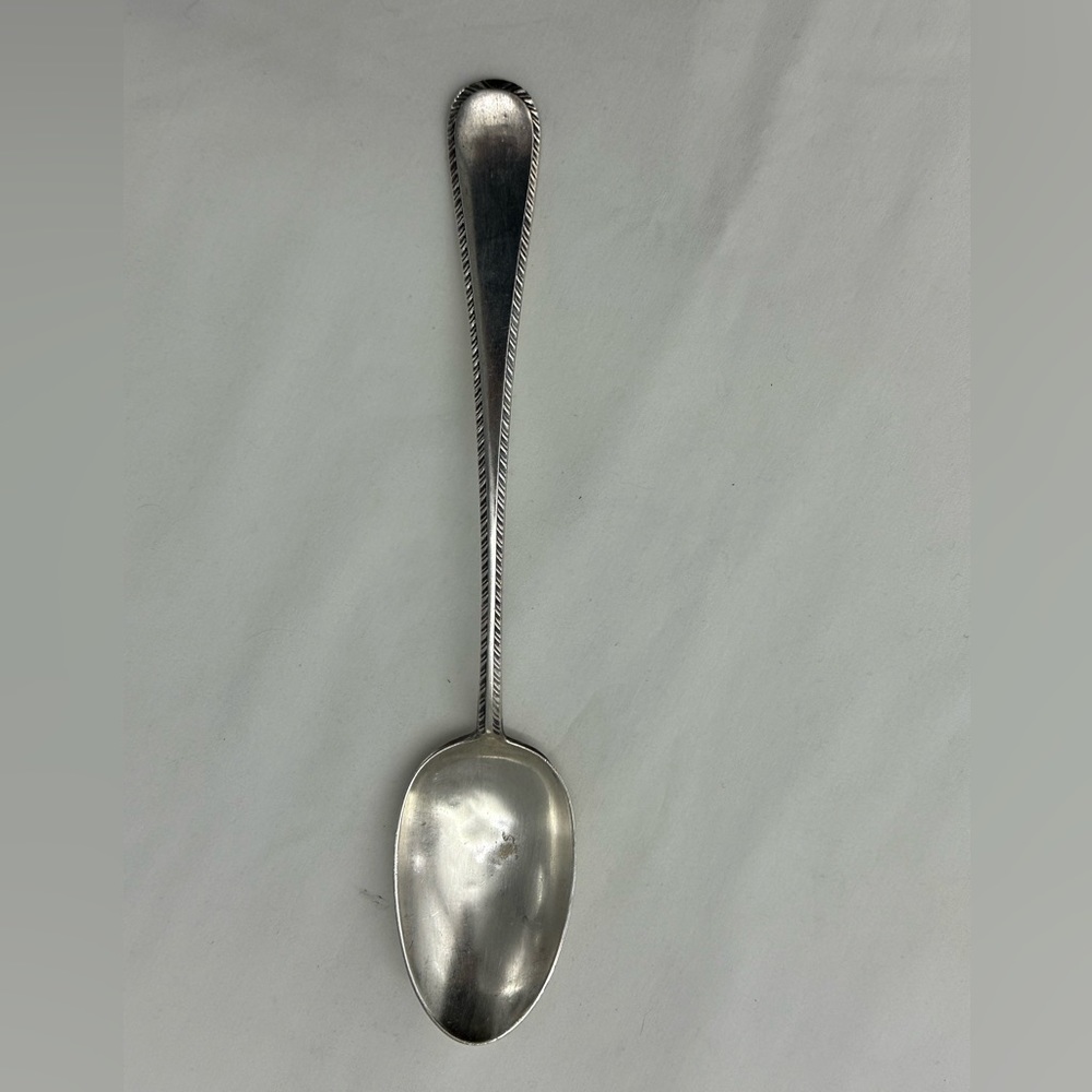 Vintage DIXON Silverplate Serving Spoon